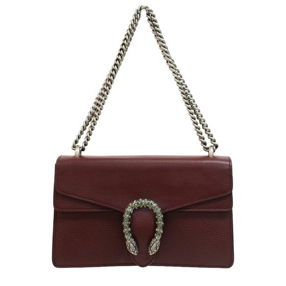 Gucci 400249 Dionysus Medium Shoulder Bag - Maroon - Picture 1 of 14